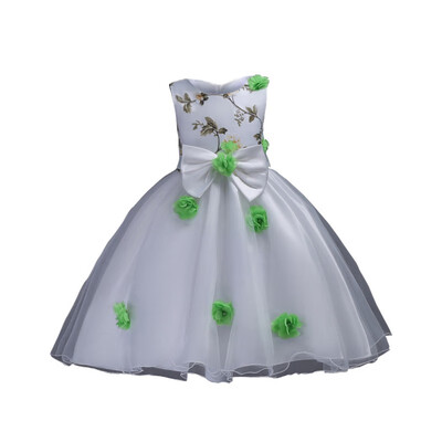 Dress Childrens Embroidery Flower Sleeveless Princess Dress For Girl 5 Colors Ball Gown Wedding Dress
Dress Childrens Embroidery Flower Sleeveless Princess Dress For Girl 5 Colors Ball Gown Wedding Dress