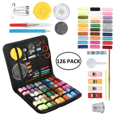 Willstar 126pcsSet Portable Travel Small Home Sewing Kit Case Needle Thread Scissor Set
Willstar 126pcsSet Portable Travel Small Home Sewing Kit Case Needle Thread Scissor Set