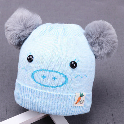 Cute Baby Hat Pompon Winter Warm Kids Baby Ball Design Hats Cartoon Print Knitted Wool Hemming Caps
Cute Baby Hat Pompon Winter Warm Kids Baby Ball Design Hats Cartoon Print Knitted Wool Hemming Caps