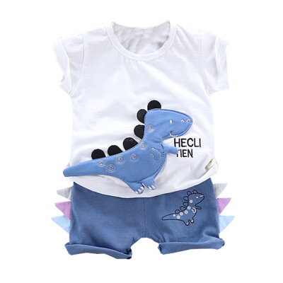 Dinosaur Baby Boys Clothes set Short Sleeve Print T-shirtCartoon Shorts Children Casual Outfits Kids Clothes Sets
Dinosaur Baby Boys Clothes set Short Sleeve Print T-shirtCartoon Shorts Children Casual Outfits Kids Clothes Sets