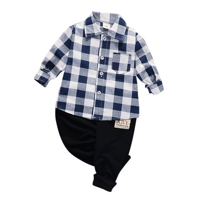 Childrens Clothing SpringAutumn Fashion Plaid Childrens Sets Cotton Kids Boy Clothing Set Newborn Baby Boys Clothes
Childrens Clothing SpringAutumn Fashion Plaid Childrens Sets Cotton Kids Boy Clothing Set Newborn Baby Boys Clothes