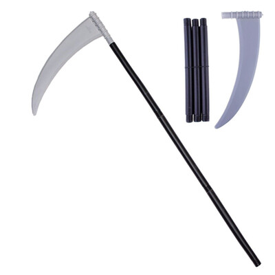 DIY Halloween Party Plastic Weapons Cosplay Props Trigeminal Death Sickle Open Mountain Axe Props Double-sided Festival Party
DIY Halloween Party Plastic Weapons Cosplay Props Trigeminal Death Sickle Open Mountain Axe Props Double-sided Festival Party