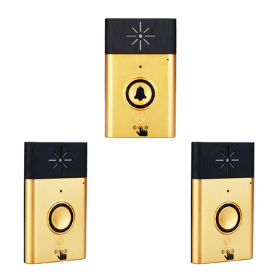 Wireless Voice Intercom Doorbell 2-way Talk Monitor with 1Outdoor Unit Button 2 Indoor Unit Receiver Smart Home Security Door Be
Wireless Voice Intercom Doorbell 2-way Talk Monitor with 1Outdoor Unit Button 2 Indoor Unit Receiver Smart Home Security Door Be