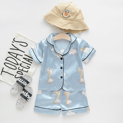Kids Clothes Baby Pajama Sets Short Sleeve Child Blouse TopsShorts Sleepwear Pajamas Boys Girls Cartoon Deer Print Outfits Set
Kids Clothes Baby Pajama Sets Short Sleeve Child Blouse TopsShorts Sleepwear Pajamas Boys Girls Cartoon Deer Print Outfits Set