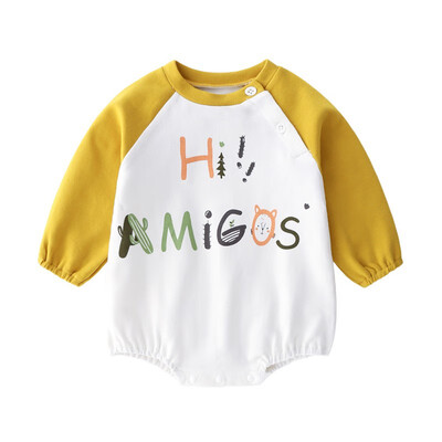 Autumn Baby Boy Jumpsuits Casual Letter Printing Long Sleeve Rompers Kids Toddler Jumpsuit
Autumn Baby Boy Jumpsuits Casual Letter Printing Long Sleeve Rompers Kids Toddler Jumpsuit