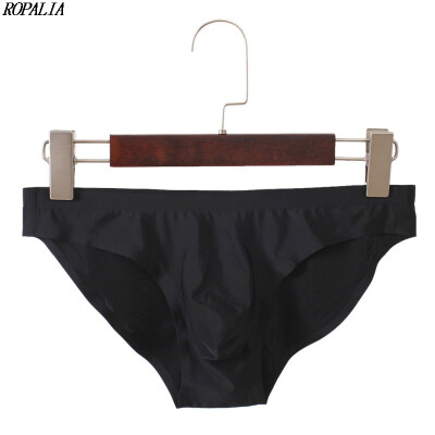 Mens Elastic Seamless White Underpants Ultra-Thin Breathable Briefs Ice Silk Solid Seamless Low Waist Soft Underwear
Mens Elastic Seamless White Underpants Ultra-Thin Breathable Briefs Ice Silk Solid Seamless Low Waist Soft Underwear