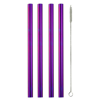 Toponeto 4Pcs Colourful Long Stainless Steel Metal Drinking Straws Reusable Drinking Straws 
Toponeto 4Pcs Colourful Long Stainless Steel Metal Drinking Straws Reusable Drinking Straws