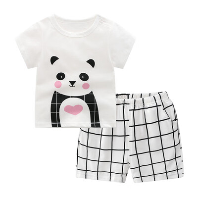 Hot Sale New Summer Kids Boys Clothing Suit Comfortable Breathable Cotton Cute Cartoon Panda Pattern White T-shitPlaid Shorts
Hot Sale New Summer Kids Boys Clothing Suit Comfortable Breathable Cotton Cute Cartoon Panda Pattern White T-shitPlaid Shorts