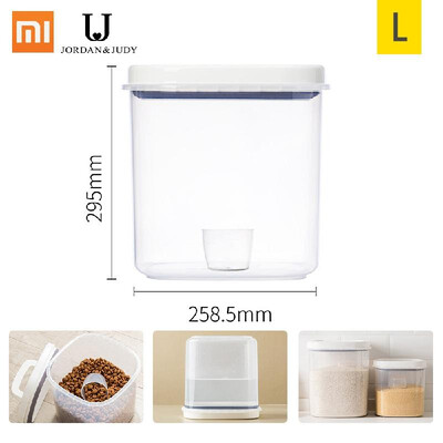 Xiaomi Youpin Jordan Judy Food Storage Box Grain Rice Sealed Barrel Moisture Cat Dog Food Storage Snap-on Handle Storage Box
Xiaomi Youpin Jordan Judy Food Storage Box Grain Rice Sealed Barrel Moisture Cat Dog Food Storage Snap-on Handle Storage Box