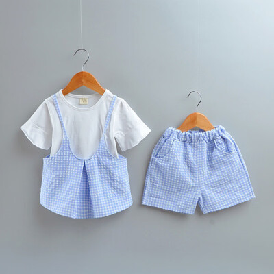 new childrens clothing baby girls clothes T-shirt topvestshorts three-piece suit
new childrens clothing baby girls clothes T-shirt topvestshorts three-piece suit