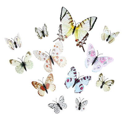 12Pcs Wall Stickers PVC Butterfly Shape Wall Decal Sticker Home Living Room Nursery Refrigerator Stickers DIY Art Decoration Outdo
12Pcs Wall Stickers PVC Butterfly Shape Wall Decal Sticker Home Living Room Nursery Refrigerator Stickers DIY Art Decoration Outdo