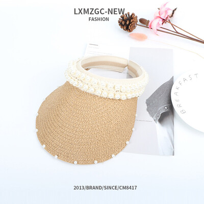 New Parent-Child Double-Row Pearl Empty Headgear for Children Outdoor Sunshade&Sunscreen Sunhat for Adults in Summer
New Parent-Child Double-Row Pearl Empty Headgear for Children Outdoor Sunshade&Sunscreen Sunhat for Adults in Summer