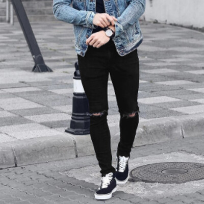 Gobestart Mens Fashion Denim Cotton Straight Hole Trouser Distressed Jeans Long Pant
Gobestart Mens Fashion Denim Cotton Straight Hole Trouser Distressed Jeans Long Pant
