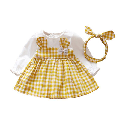 Baby Dress For Girl Long Sleeve Princess Dresses Lovely Pattern Baby Party Dress with Headband Kids Clothes
Baby Dress For Girl Long Sleeve Princess Dresses Lovely Pattern Baby Party Dress with Headband Kids Clothes