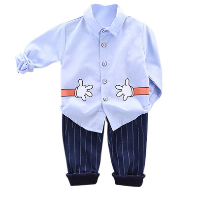 Autumn Winter Children Baby Boys Clothes Set Casual Long Sleeve Cartoon Print Blouse TopsStripe Pants Trouser 2pcs Set
Autumn Winter Children Baby Boys Clothes Set Casual Long Sleeve Cartoon Print Blouse TopsStripe Pants Trouser 2pcs Set