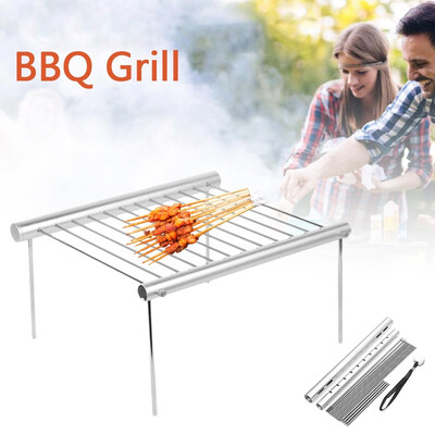 Portable Foldable Stainless Steel Aluminum Alloy Outdoor Camping BBQ Barbecue Grill Accessories Set
Portable Foldable Stainless Steel Aluminum Alloy Outdoor Camping BBQ Barbecue Grill Accessories Set