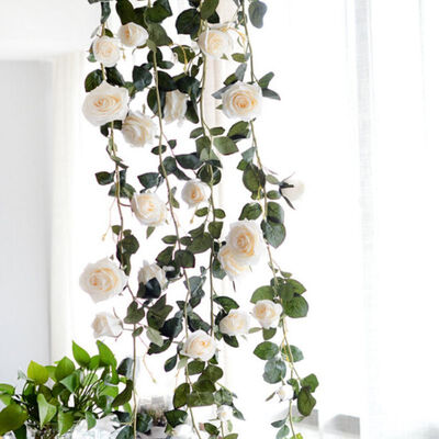 2018 New Australia 18m silk rose flower vine hight quality artificial decorative rose Rattan wedding background decoration Hot
2018 New Australia 18m silk rose flower vine hight quality artificial decorative rose Rattan wedding background decoration Hot