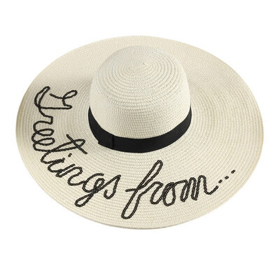 1 Pc WomenS Summer Beach Wide Brim Sun Hat Embroidery Printing Pattern Sun Straw Hats Outdoor Travel Hats
1 Pc WomenS Summer Beach Wide Brim Sun Hat Embroidery Printing Pattern Sun Straw Hats Outdoor Travel Hats
