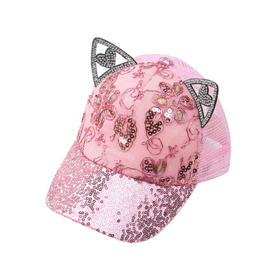 2019 New Girls Children Sequins Print Caps Hats Child Adjustable Sun Protection Casual Cat Ear Design Visors
2019 New Girls Children Sequins Print Caps Hats Child Adjustable Sun Protection Casual Cat Ear Design Visors