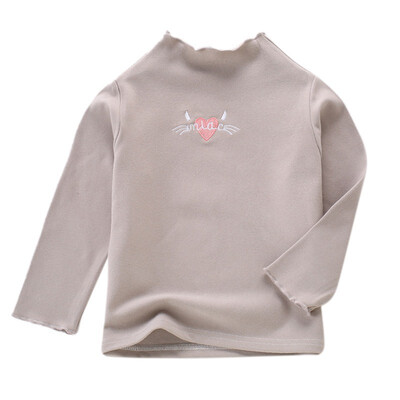 Soft Childrens Girls Autumn Winter Fashion Casual Love Pattern Embroidery High-collar Long Sleeves Shirt Top
Soft Childrens Girls Autumn Winter Fashion Casual Love Pattern Embroidery High-collar Long Sleeves Shirt Top