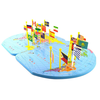 3D Wooden World Map Toy National Flag Toys Educational Early Learning Puzzle Kids Children Birthday Gift
3D Wooden World Map Toy National Flag Toys Educational Early Learning Puzzle Kids Children Birthday Gift