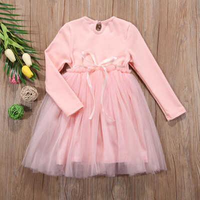 Lovely Baby Girl Dress 2-7T New Autumn Casual Fashion Baby Girl Solid Color Long Sleeve Mesh Princess Dress Kids Clothing
Lovely Baby Girl Dress 2-7T New Autumn Casual Fashion Baby Girl Solid Color Long Sleeve Mesh Princess Dress Kids Clothing