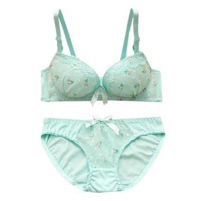 Print Bow Lace Cotton Bra Sets Women Convertible Push Up Lingerie Bra Underwire Bra & Panty Set Underwear Sets
Print Bow Lace Cotton Bra Sets Women Convertible Push Up Lingerie Bra Underwire Bra & Panty Set Underwear Sets