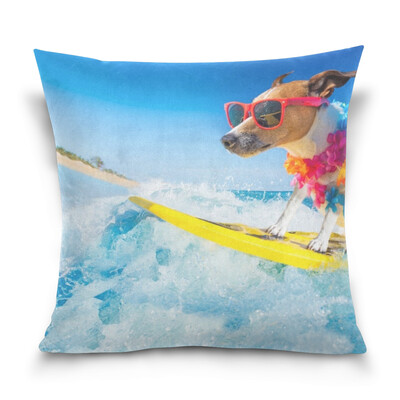 ALAZA Throw Pillow Case Decorative Pillow Covers 16 X 16 inch Dog Surfing Pattern Pillowcase
ALAZA Throw Pillow Case Decorative Pillow Covers 16 X 16 inch Dog Surfing Pattern Pillowcase