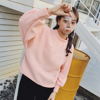 Sweatshirts Women Winter Autumn Knit Solid O Neck Long Sleeve Velvet Warm Korean Loose Female Casual Coat
Sweatshirts Women Winter Autumn Knit Solid O Neck Long Sleeve Velvet Warm Korean Loose Female Casual Coat