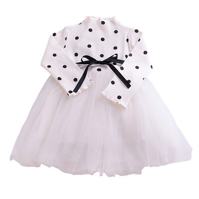 2017 Autumn Winter Long sleeve Party Dress Kid Baby Girls Dot Bowknot dress Mesh Tutu Princess Dresses
2017 Autumn Winter Long sleeve Party Dress Kid Baby Girls Dot Bowknot dress Mesh Tutu Princess Dresses