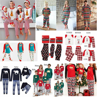 Family Matching Christmas Pajamas Set Adult Women Mom Kid Sleepwear Nightwear
Family Matching Christmas Pajamas Set Adult Women Mom Kid Sleepwear Nightwear