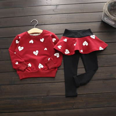 2017 Baby Girls clothes Sets Spring Kids Girls Heart Printed Long Sleeve T-shirt TopsSkirtpants Children 2 Pcs Clothing Set 
2017 Baby Girls clothes Sets Spring Kids Girls Heart Printed Long Sleeve T-shirt TopsSkirtpants Children 2 Pcs Clothing Set