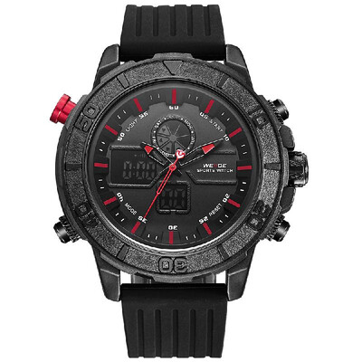 WEIDE WH6108 Dual Display Quartz Digital Luminous Men Watch Sports 3ATM Waterproof Big Dial Large Face Stopwatch Timer Week Alarm
WEIDE WH6108 Dual Display Quartz Digital Luminous Men Watch Sports 3ATM Waterproof Big Dial Large Face Stopwatch Timer Week Alarm