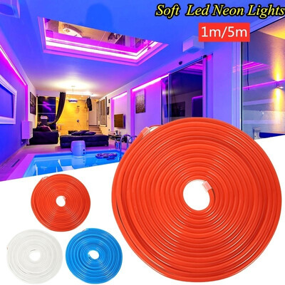 Neon Light Dance Party Decor Light 1M5M Neon LED Lamp Flexible EL Wire Rope Tube Waterproof LED Strip 12V
Neon Light Dance Party Decor Light 1M5M Neon LED Lamp Flexible EL Wire Rope Tube Waterproof LED Strip 12V