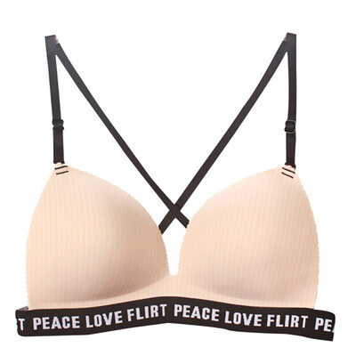 Summer Sexy Triangle Cup Cross Beauty Back Bra Underwear Casual Letter Printing No Steel Ring Push Up Bras For Women Bralette
Summer Sexy Triangle Cup Cross Beauty Back Bra Underwear Casual Letter Printing No Steel Ring Push Up Bras For Women Bralette