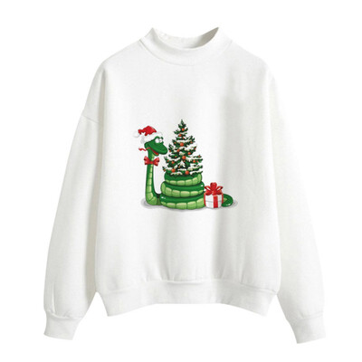 Halloween Women Brushed Sweatshirt Autumn Winter Long-sleeved Santa Claus Christmas Tree Print Sweatshirt Happy Halloween
Halloween Women Brushed Sweatshirt Autumn Winter Long-sleeved Santa Claus Christmas Tree Print Sweatshirt Happy Halloween