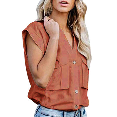 blouse women Casual Stand Collar Short Sleeves Solid Color Single Breasted Shirt Summer Loose Long Shirt Blouse
blouse women Casual Stand Collar Short Sleeves Solid Color Single Breasted Shirt Summer Loose Long Shirt Blouse