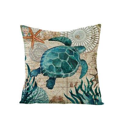 Ocean Creature Octopus Sea Horse Sea Turtle Home Decor Vintage Pillow Case Square Marine Life Print Pillow Case
Ocean Creature Octopus Sea Horse Sea Turtle Home Decor Vintage Pillow Case Square Marine Life Print Pillow Case