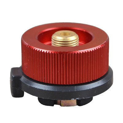Camping Stove Split Converter Long Gas Tank Burner Adapter Self-closing Supplies