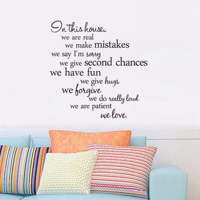 Home Decal Family Vinyl Wall Sticker Quotes Lettering Words Living Room Background Decorative Decor
Home Decal Family Vinyl Wall Sticker Quotes Lettering Words Living Room Background Decorative Decor