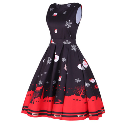 Gobestart Womens Vintage Santa Christmas 1950s Retro Xmas Evening Prom Swing Dress
Gobestart Womens Vintage Santa Christmas 1950s Retro Xmas Evening Prom Swing Dress