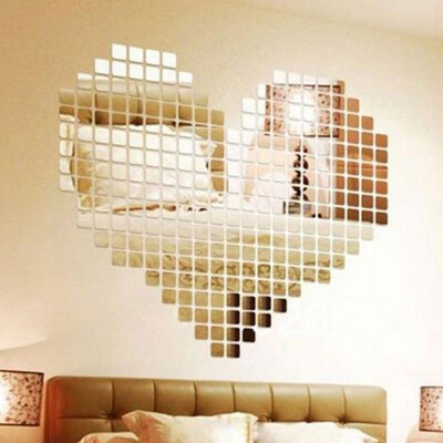 100 Piece Self-adhesive Tile 3D Mirror Wall Stickers Decal Mosaic Room Decorations Modern Self-adhesive Mirror Tiles Stickers
100 Piece Self-adhesive Tile 3D Mirror Wall Stickers Decal Mosaic Room Decorations Modern Self-adhesive Mirror Tiles Stickers