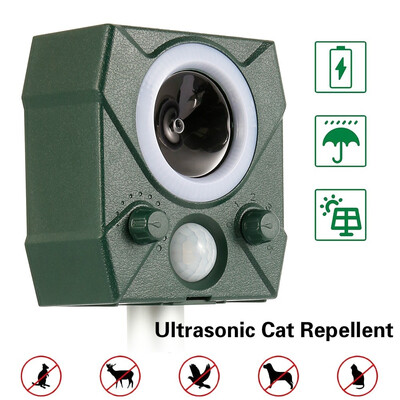 Waterproof Outdoor Cat Repellent Ultrasonic Fox Repellent Battery Operated Animal Cat Deterrents Scarer for Gardens
Waterproof Outdoor Cat Repellent Ultrasonic Fox Repellent Battery Operated Animal Cat Deterrents Scarer for Gardens