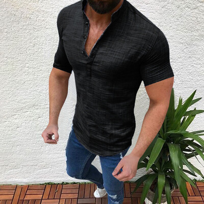 Toponeto Mens Casual Blouse Cotton Linen T-shirt Loose Tops Short Sleeve Tee Shirt
Toponeto Mens Casual Blouse Cotton Linen T-shirt Loose Tops Short Sleeve Tee Shirt