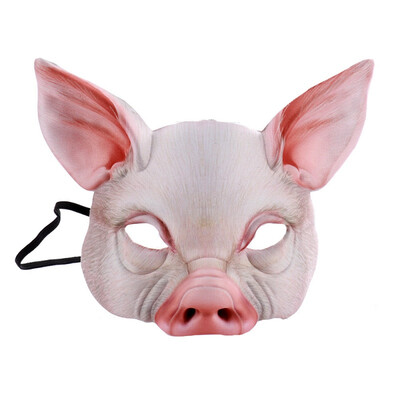 Halloween Party Novelty Animal Mask Pig Head Upper Half Face Mask For Adult Unisex
Halloween Party Novelty Animal Mask Pig Head Upper Half Face Mask For Adult Unisex