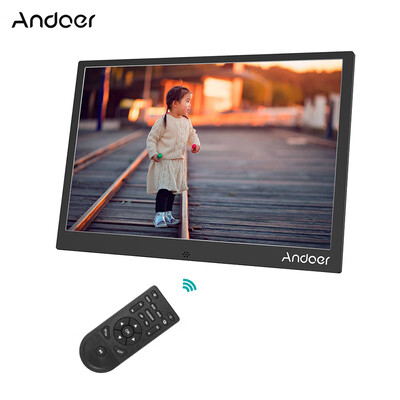 Andoer 13inch LED Digital Photo Frame 1280 800 Resolution Support 1080P Video Random Play Aluminum Alloy with Remote Control Chr
Andoer 13inch LED Digital Photo Frame 1280 800 Resolution Support 1080P Video Random Play Aluminum Alloy with Remote Control Chr