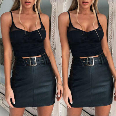 US Sexy Women PU Leather Buckle Sexy Mini Skirt Bodycon Slim Tight Pencil Dress
US Sexy Women PU Leather Buckle Sexy Mini Skirt Bodycon Slim Tight Pencil Dress