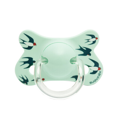 Suviniex pacifier infant pacifier imported comfort pacifier 4-18 months latex material thumb type fusion blue swallow
Suviniex pacifier infant pacifier imported comfort pacifier 4-18 months latex material thumb type fusion blue swallow