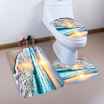 Toponeto 3PCS Christmas Bathroom Non-Slip Pedestal Rug Lid Toilet Cover Bath Mat Set
Toponeto 3PCS Christmas Bathroom Non-Slip Pedestal Rug Lid Toilet Cover Bath Mat Set