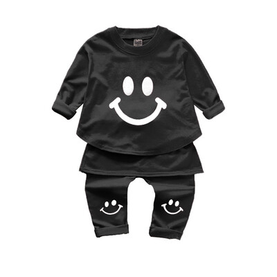 fashion Baby girls Clothes Warm Smile Print T-shirt Blouse Trousers Pants Autumn kid Baby Girls Set
fashion Baby girls Clothes Warm Smile Print T-shirt Blouse Trousers Pants Autumn kid Baby Girls Set